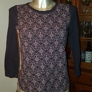 J. Crew Embroidered Top